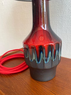 Ernst Nielsen for Ernst Faxe Keramik — Danish Ceramic Table Lamp, Late 1960s