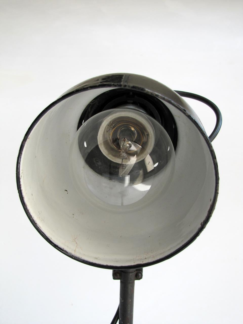 Metal Ernst Rademacher Task Lamp, 1930 For Sale