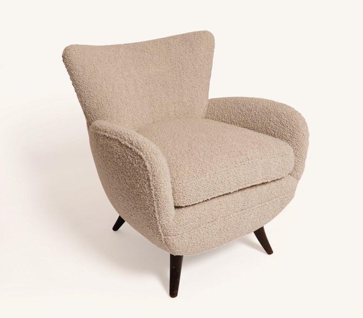 Ernst Schwadron Boucle Lounge Chair 1