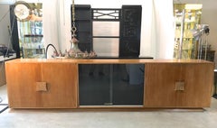 Ernst Schwadron Limed Oak Two Door Cabinet Re-Edition