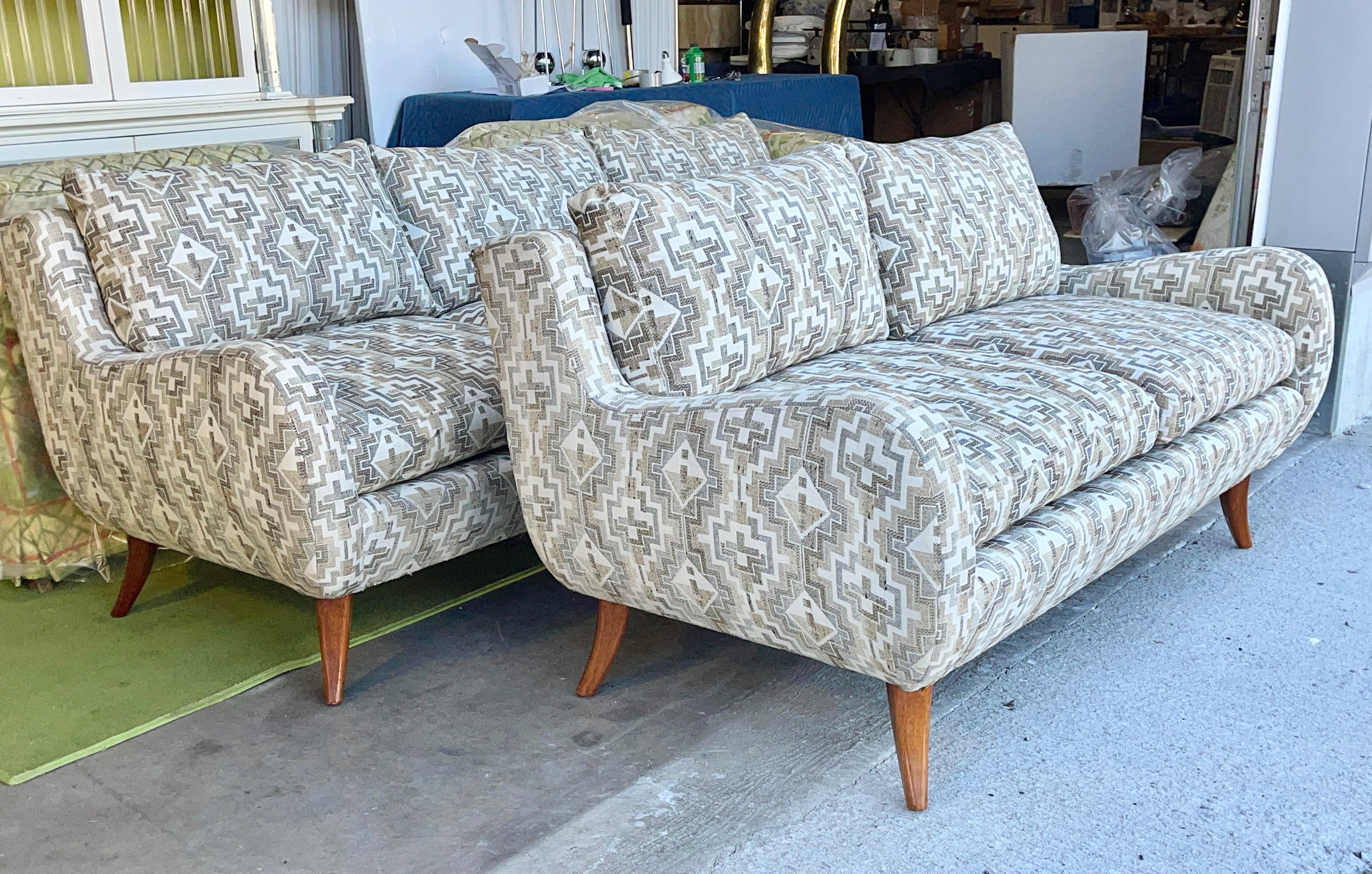 American Ernst Schwadron Love Seat Sofa For Sale