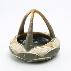 Österreichische Jugendstil-Porzellanschale von Ernst Wahliss