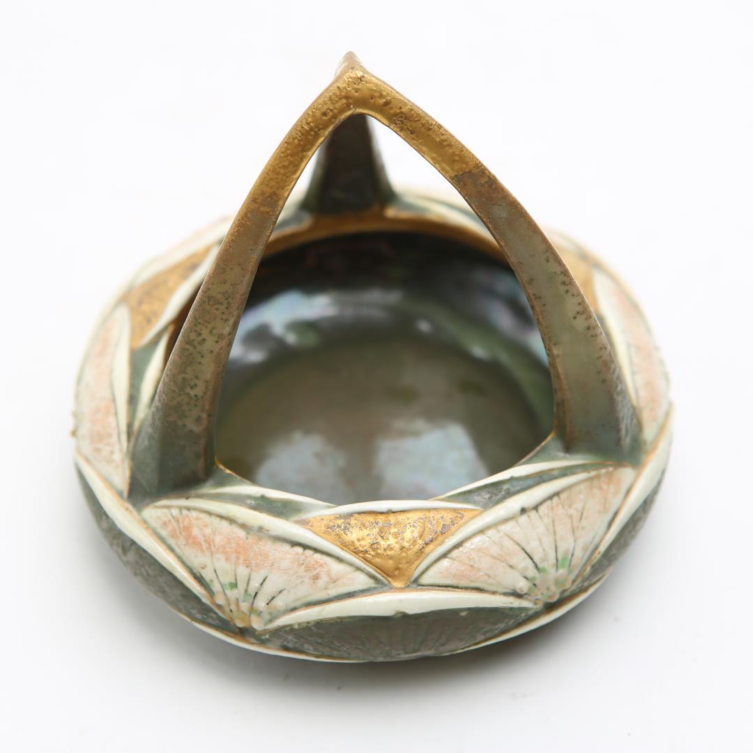 Ernst Wahliss Austrian Art Nouveau Porcelain Bowl  For Sale 2