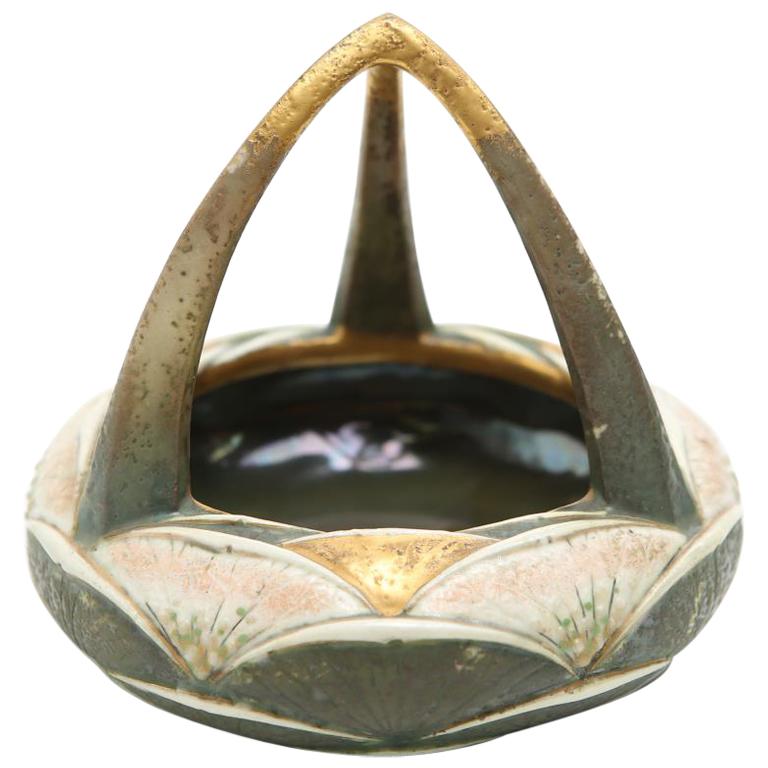 Ernst Wahliss Austrian Art Nouveau Porcelain Bowl  For Sale