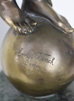 Ernst Wenck "Viktoria" Untitled "Nude on Sphere"