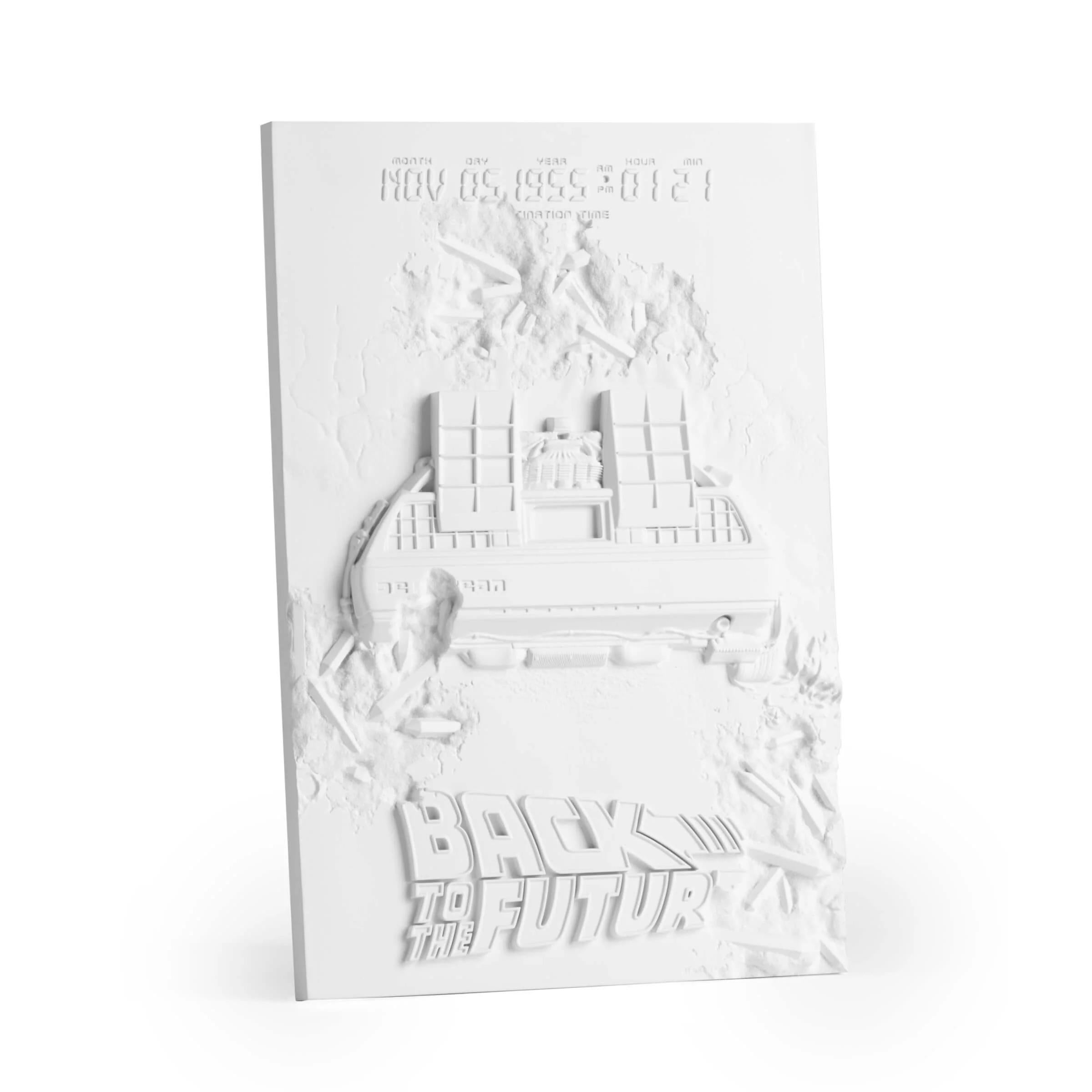 Escultura erosionada de cartel de película - Regreso al futuro de Daniel Arsham en Excelente estado para la venta en Miami, US