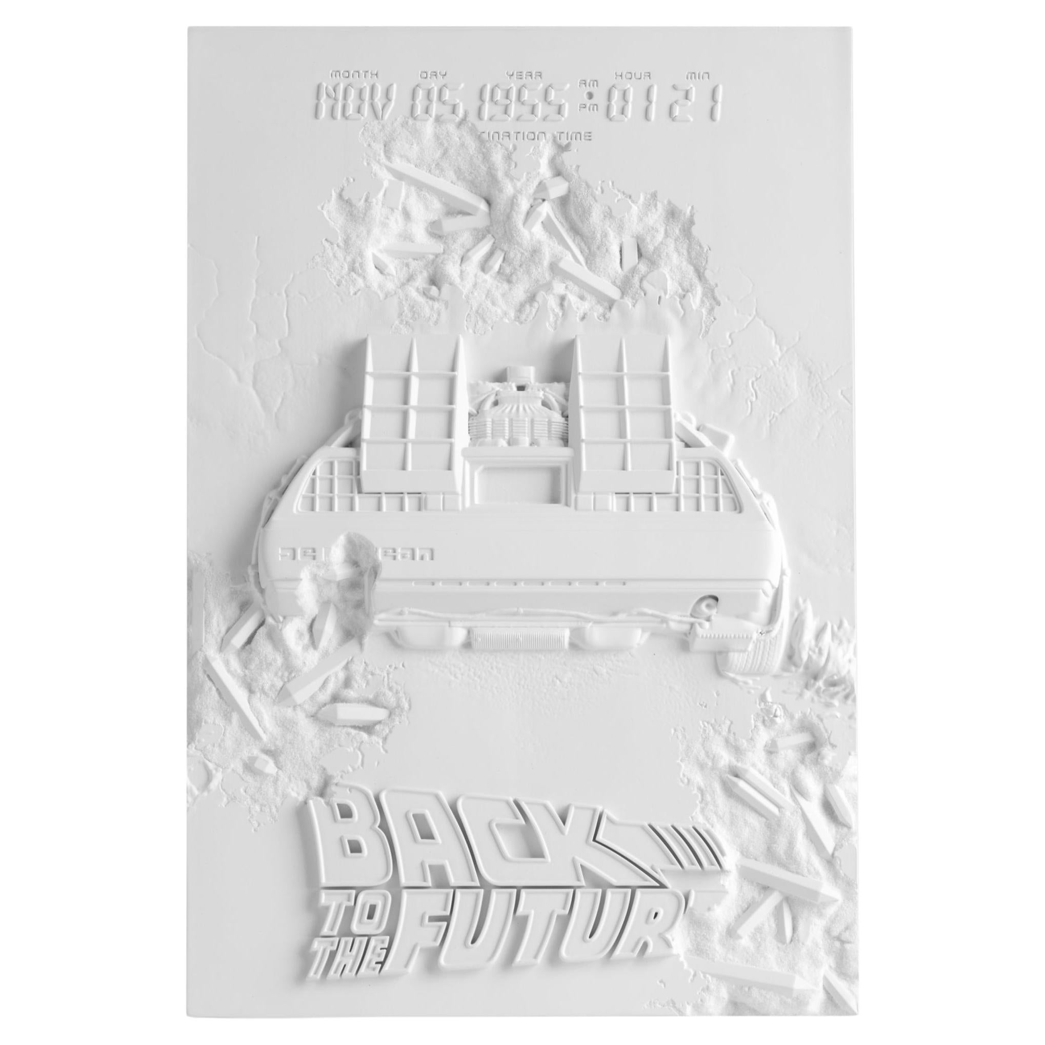 Escultura erosionada de cartel de película - Regreso al futuro de Daniel Arsham en venta