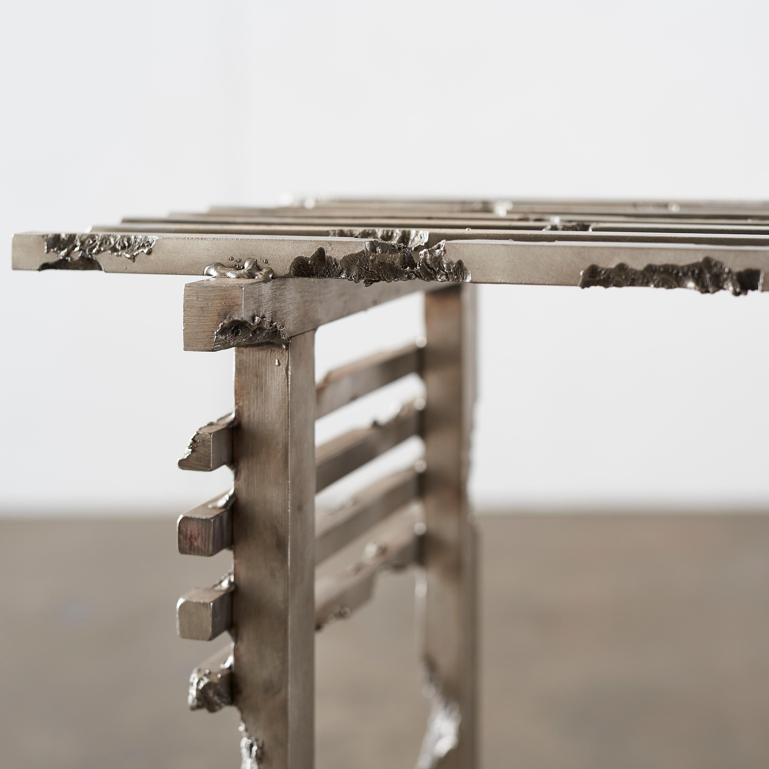 Eroded Side Table by Michael Gittings In New Condition For Sale In Geneve, CH
