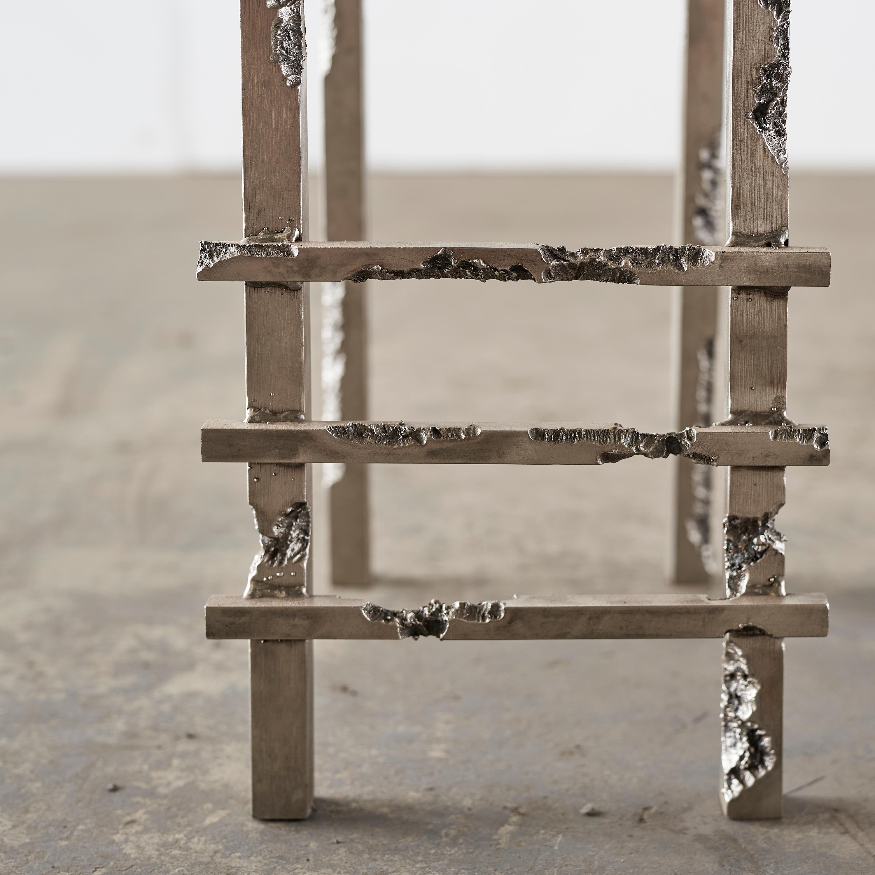 Contemporary Eroded Side Table by Michael Gittings For Sale