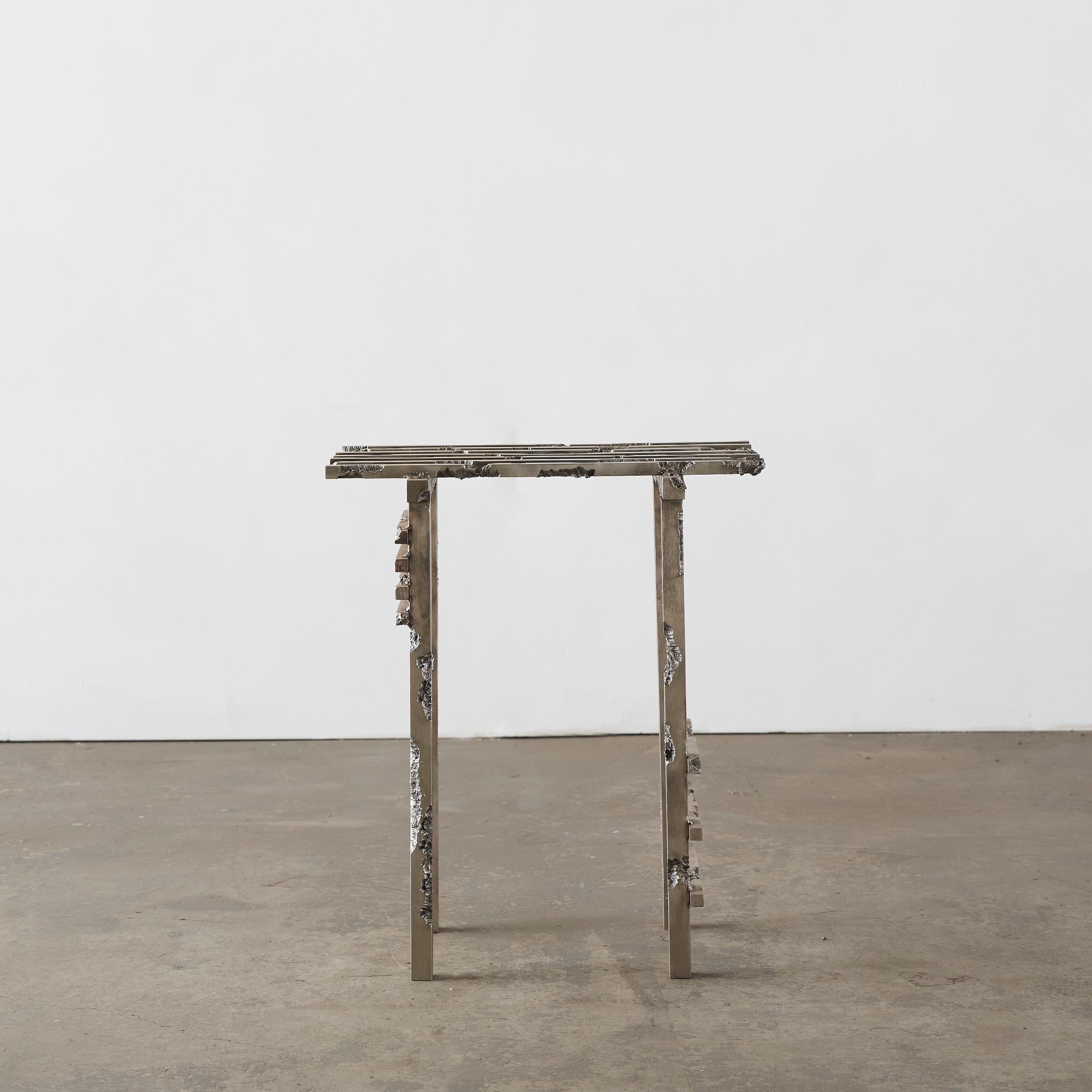 Eroded Side Table by Michael Gittings For Sale 2