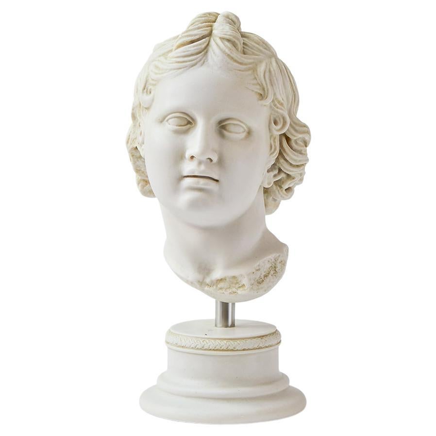 Eros Bust Made with Compressed Marble Powder / Istanbul Museum For Sale