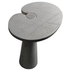 Eros Carrara Marble Side Table by Angelo Mangiarotti for Skipper 70s