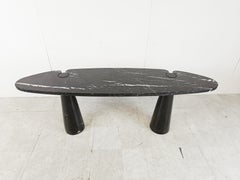 Eros console in black marble by Angelo Mangiarotti for Skipper, 1970s
