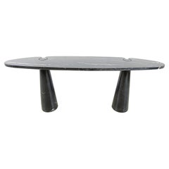 Eros console in black marble by Angelo Mangiarotti for Skipper, 1970s
