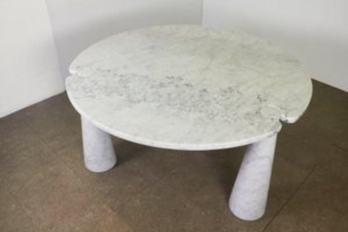 Eros Dining Table in White Marble by Angelo Mangiarotti for Skipper, 1970s For Sale 6