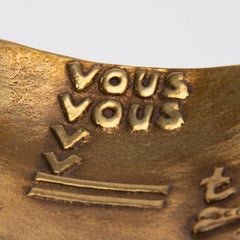 "Eros", Gilded Bronze Trinket Bowl, Line Vautrin 'France'