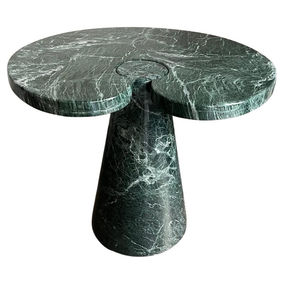 "Eros"  tavolo in marmo verde, Angelo Mangiarotti, Skipper, Italia anni '70 in vendita