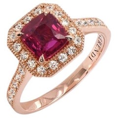 Anello Eros - Rubino non trattato da 1,56 carati (certificato svizzero)