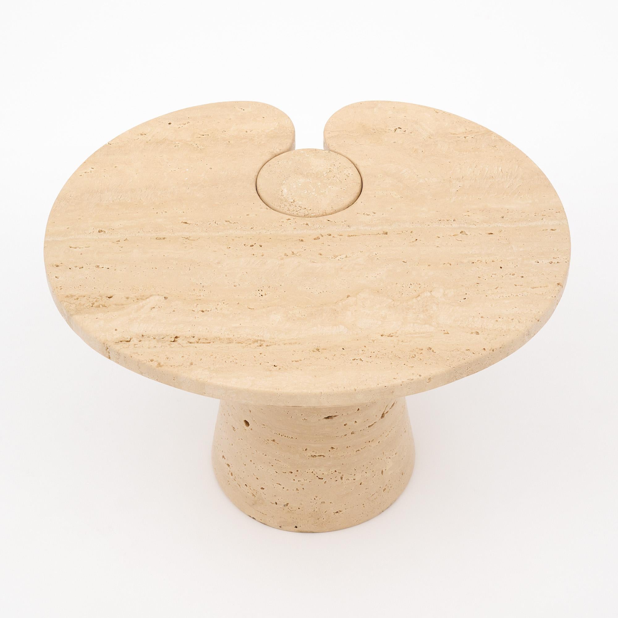 Late 20th Century Eros Side Table by Angelo Mangiarotti For Sale