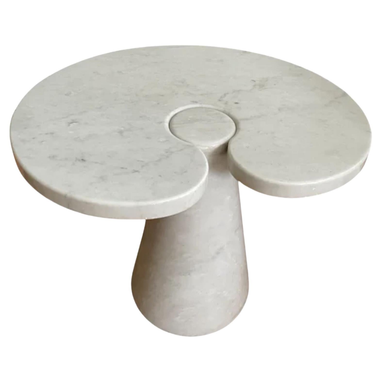 "Eros" Side Table in Marble by Angelo Mangiarotti, circa 1971 For Sale