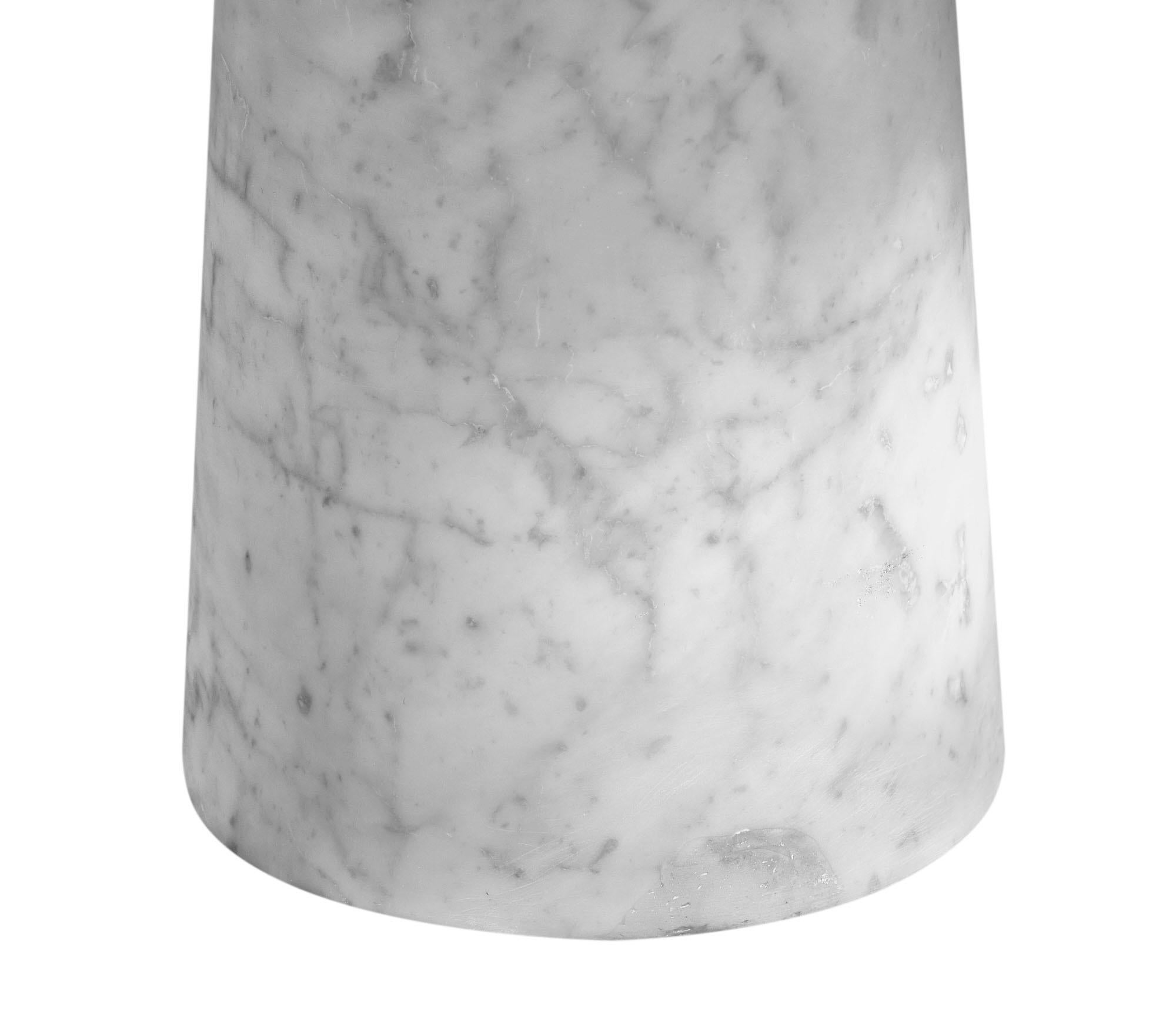 Carrara Marble Eros Table by Angelo Mangiarotti