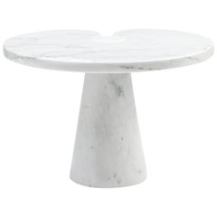 Table d'appoint Eros en marbre de Carrare blanc par Angelo Mangiarotti pour Skipper:: Italie