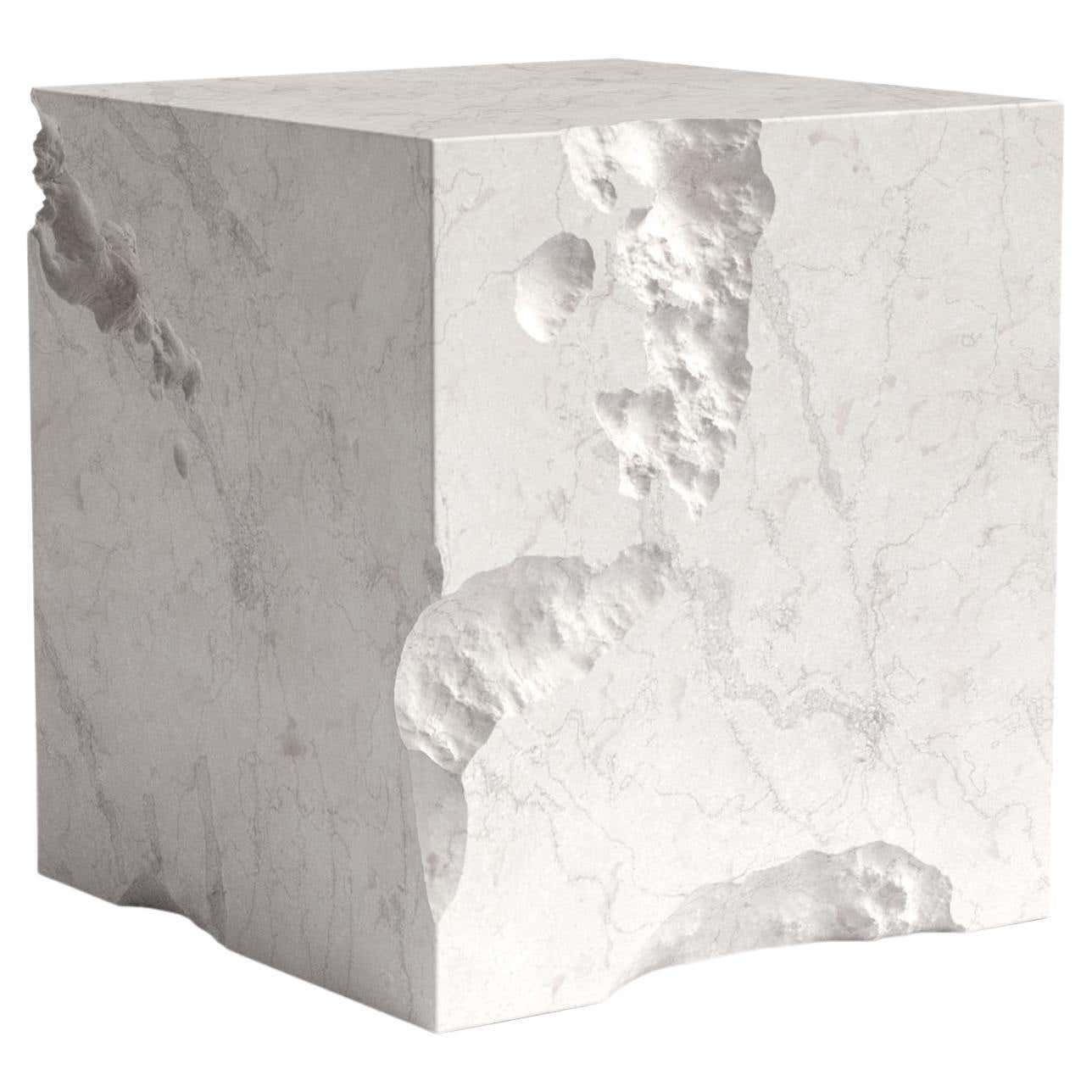 Erosia Marble Cube Side Table For Sale at 1stDibs | marble cube table ...