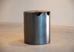 Table d'appoint Erosia finition chromée mate