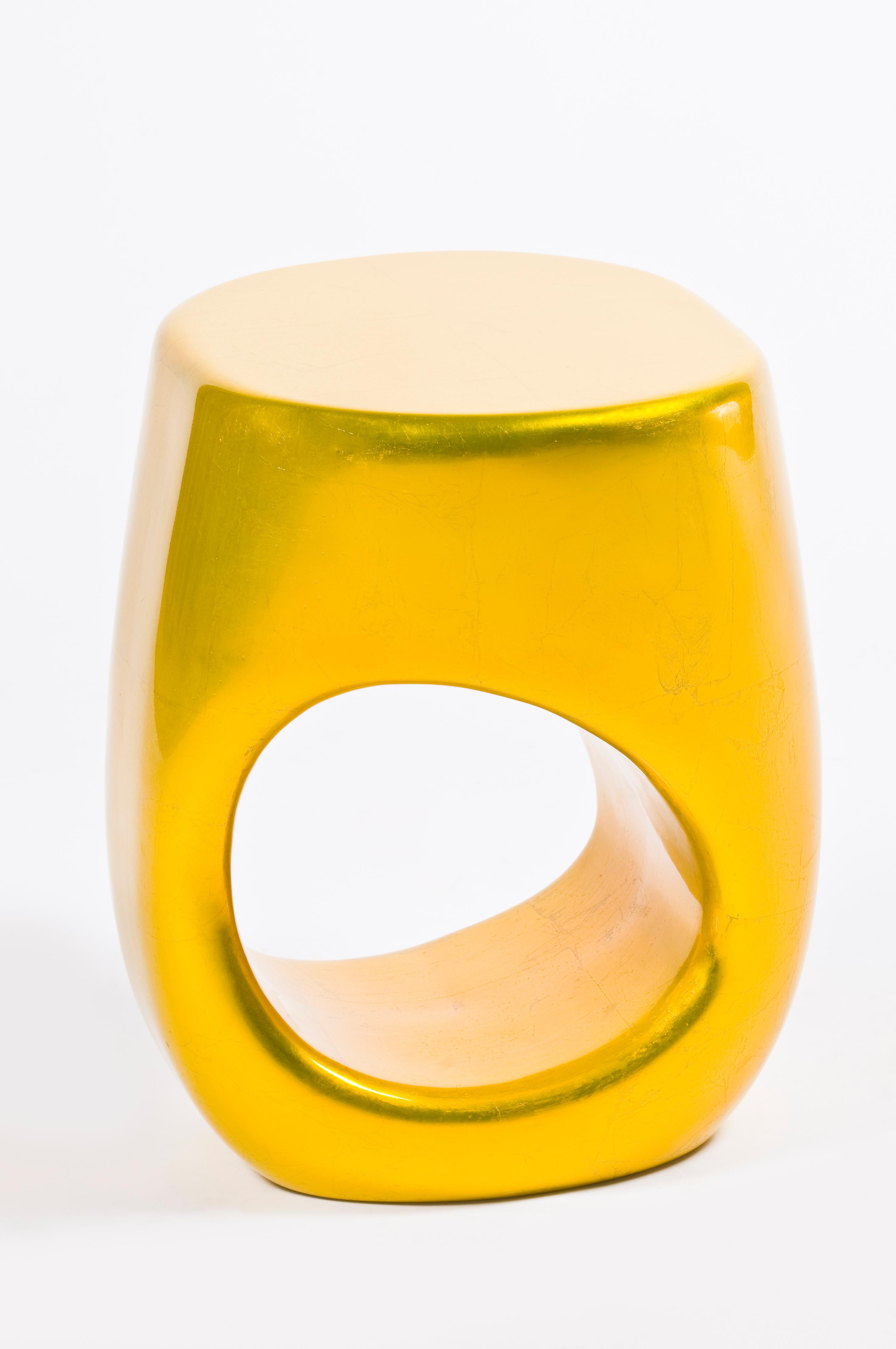 Erosion is a small stool with a large presence that can be placed at any part of your home. This sculptural piece is handcrafted from resin and fibers with a high gloss lacquer finish. Further customization can be implemented as we offer you the