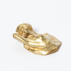 Erotic Bronze table bell. Austria, early 20th century.