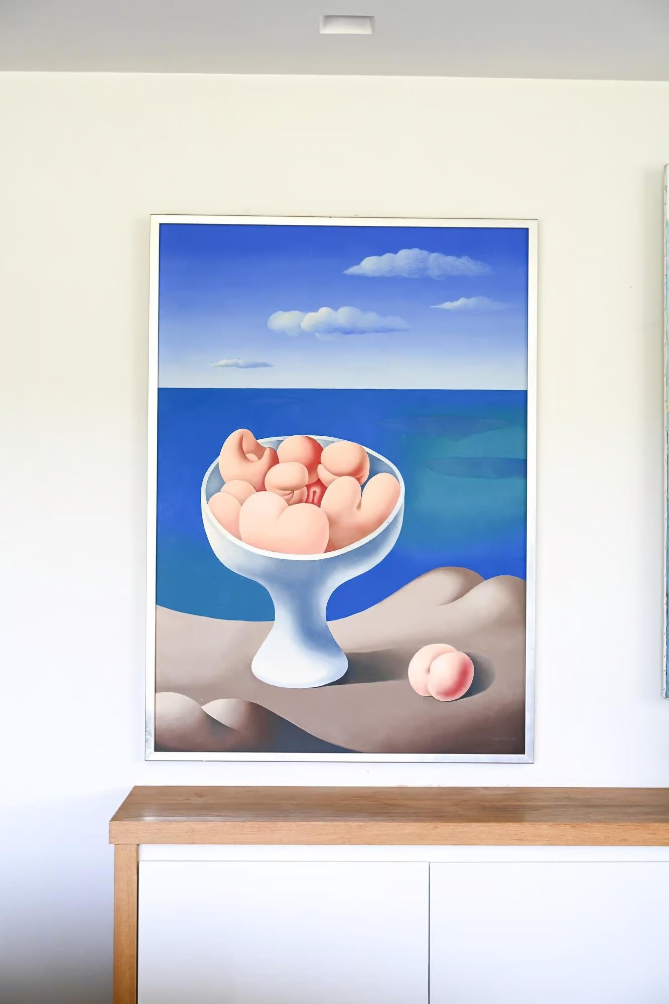 Erotic fruit still life by Mario Carreño For Sale 8