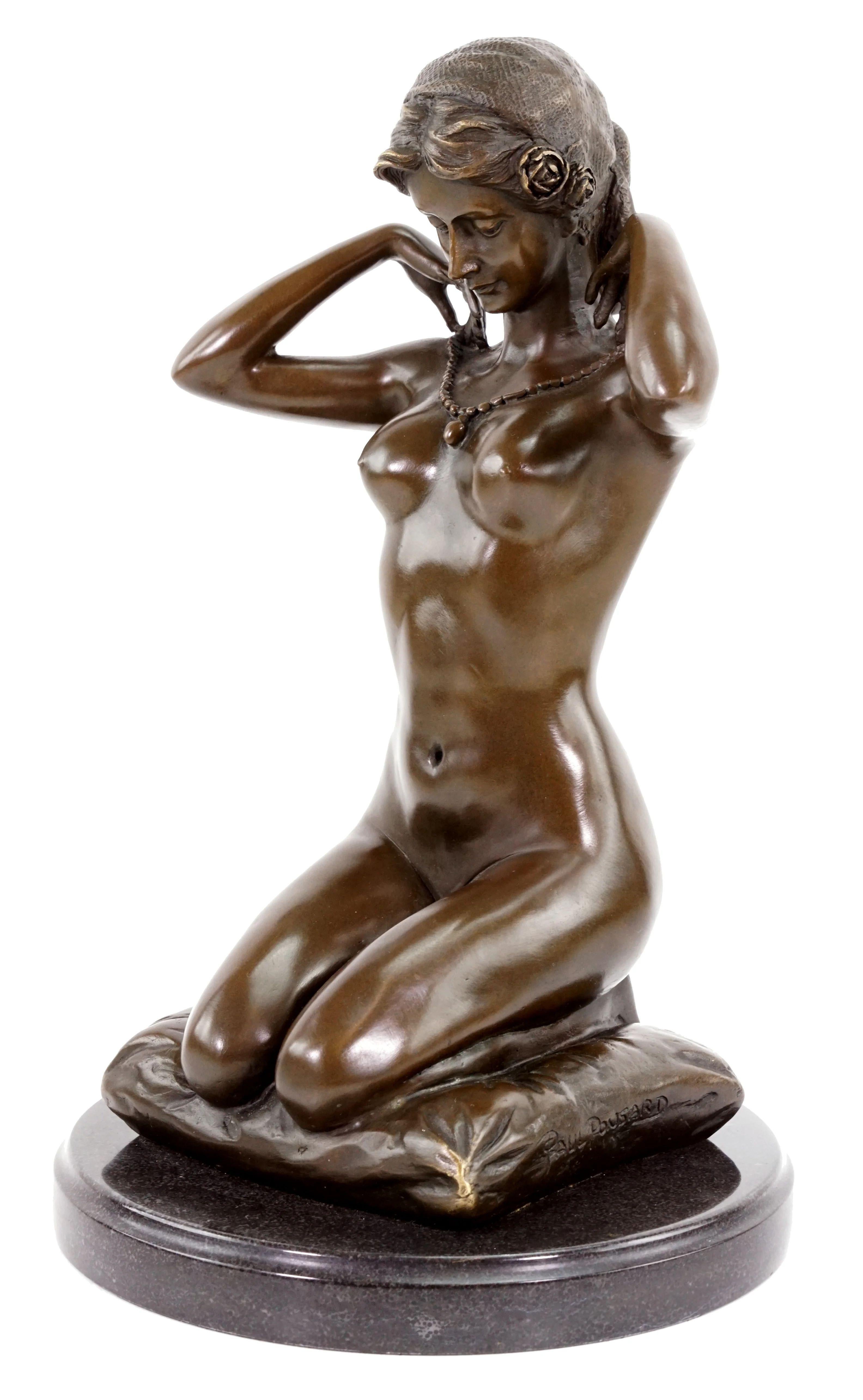 Estatua Desnudo Erótico, Escultura de Bronce estilo Art Nouveau en venta 2