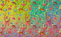 Erotic Tree of Life Contemporary Print by Heather Ujiie