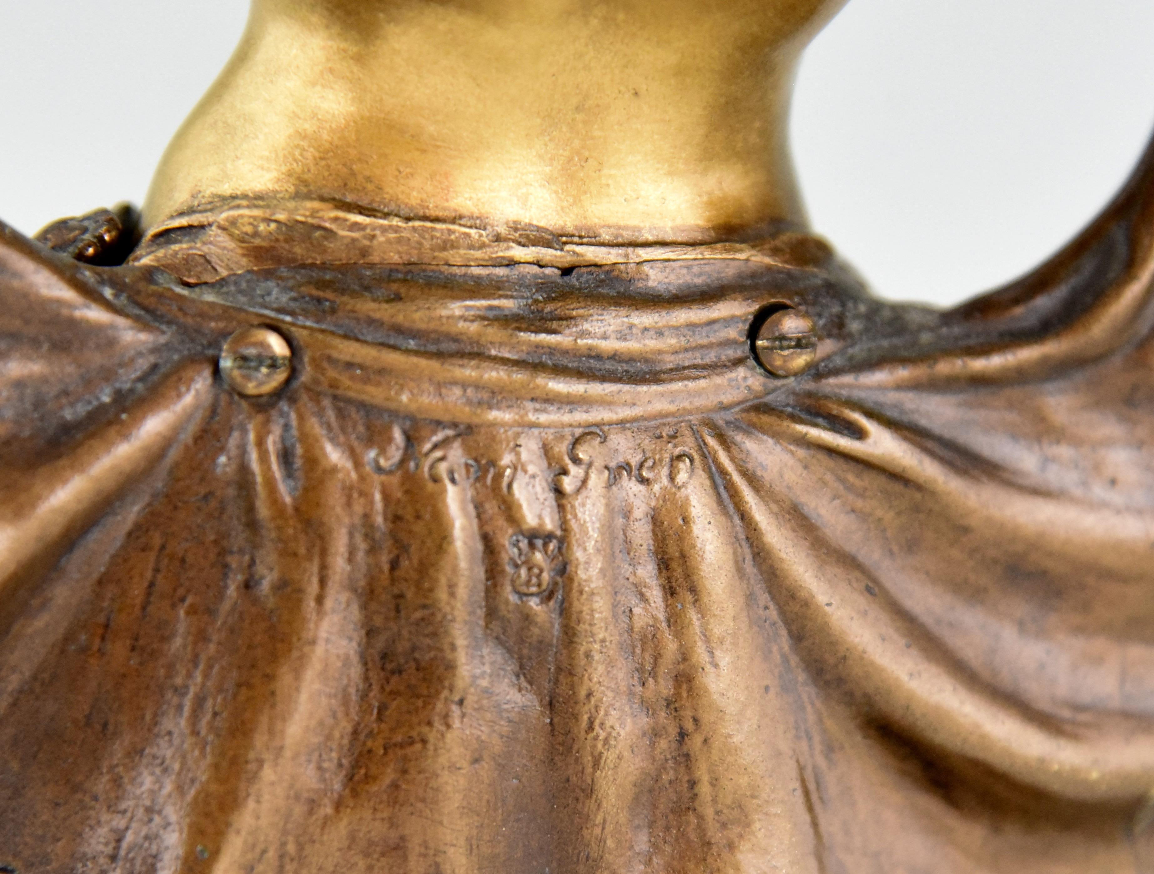 Erotic Vienna Bronze Oriental Nude Removable Skirt Franz Xavier Bergman, 1910 5