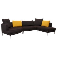 Erpo AV 300 Fabric Sofa Gray Corner Sofa Yellow