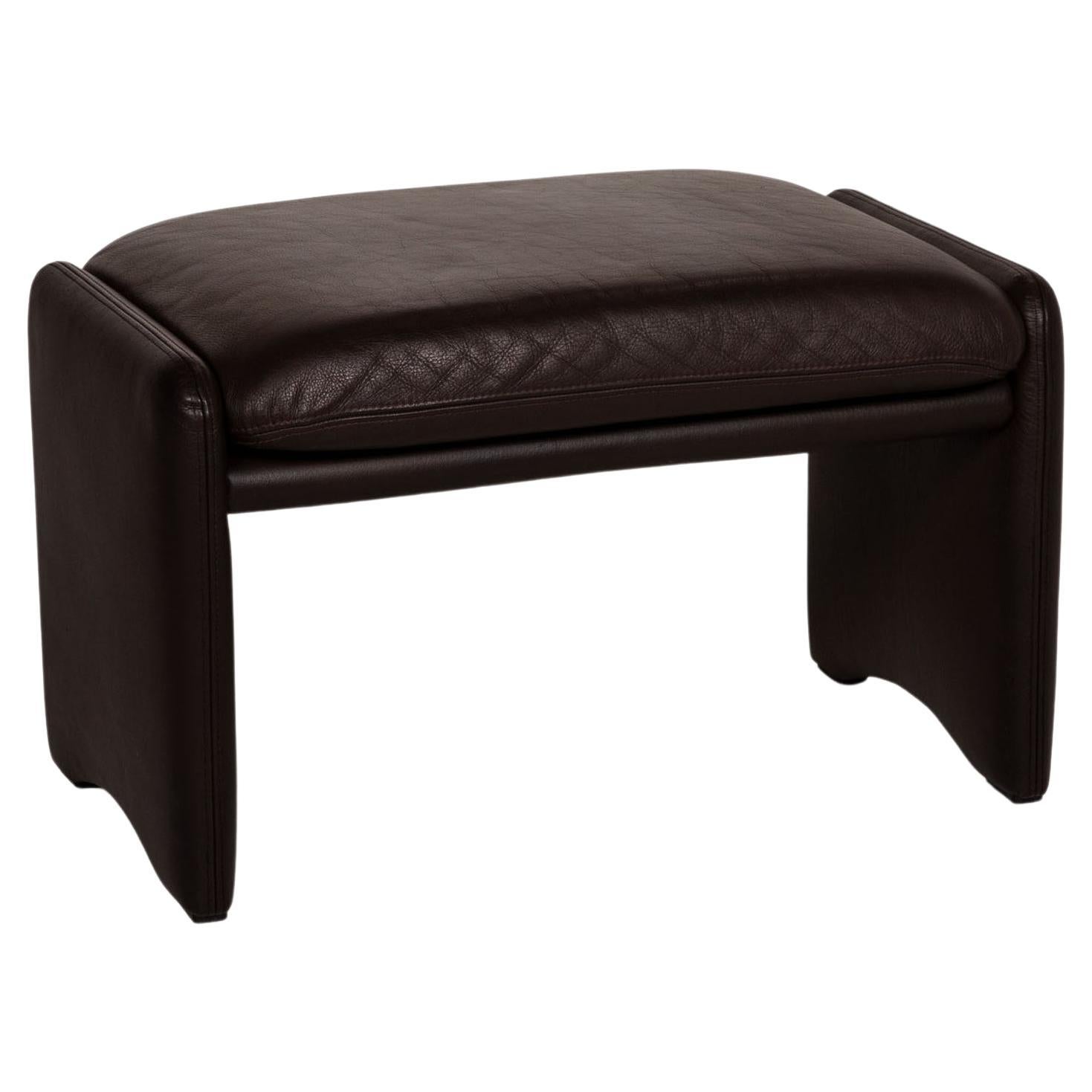Incanto Leather Stool Brown For Sale at 1stDibs