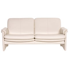 Erpo City Leather Sofa Cream Two-Seat Couch