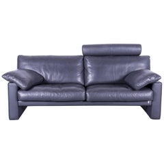 Erpo CL 300 Leather Sofa Grey Three-Seat Couch