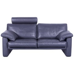 Erpo CL 300 Leather Sofa Grey Two-Seat Couch