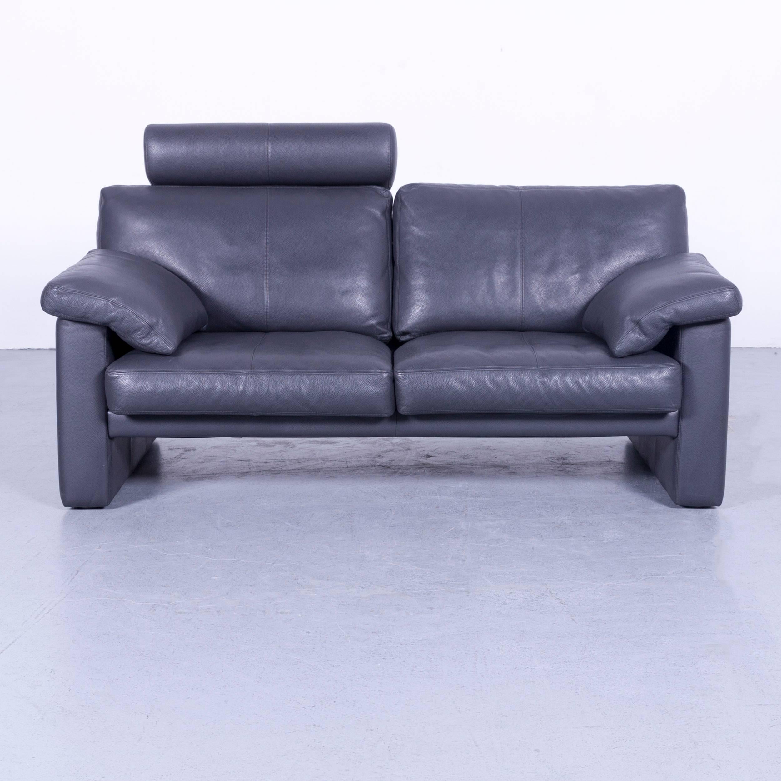 Erpo CL 300 Sofa Set of Two Leather Grey Three/Two-Seat Couch 3