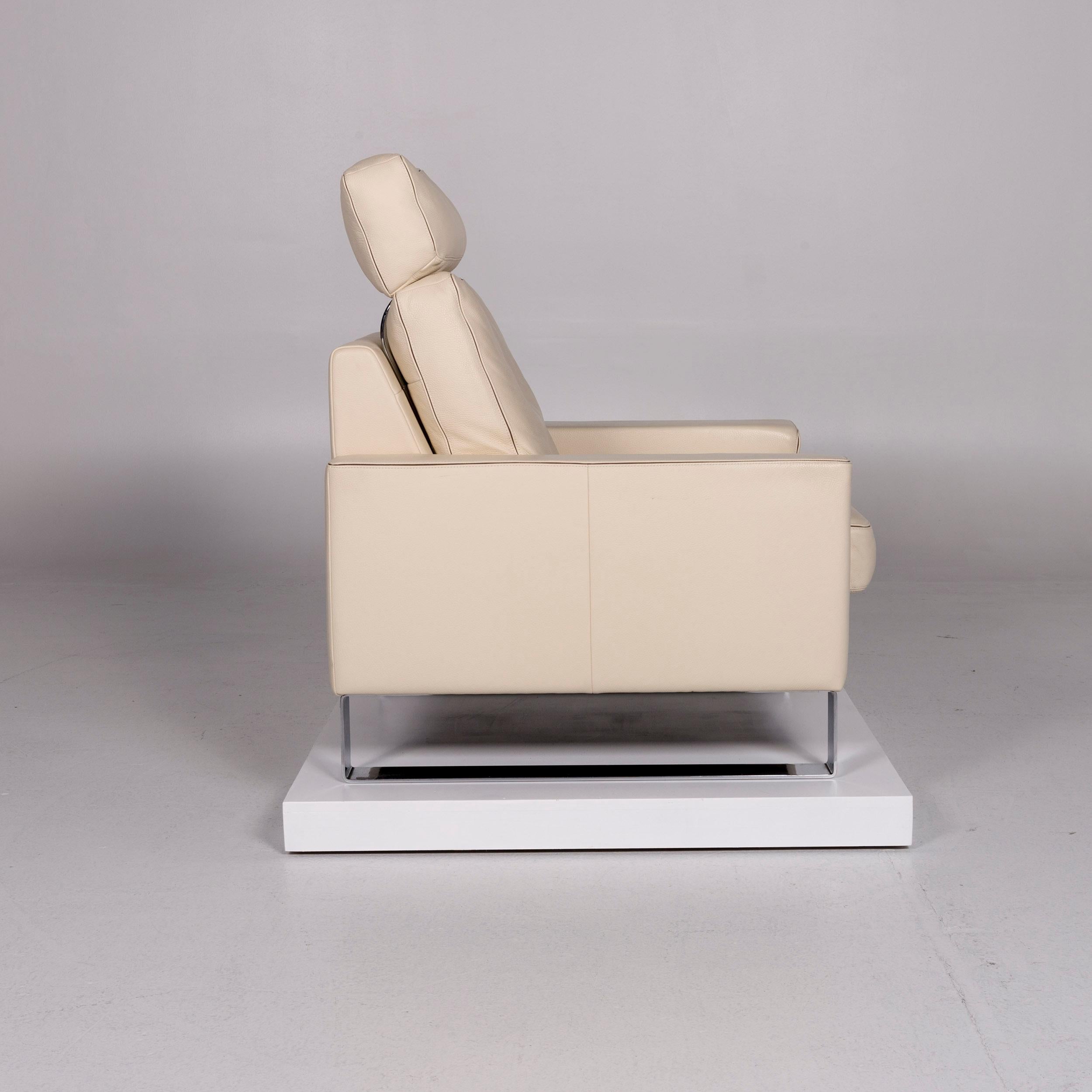 Erpo Cl 400 Leather Armchair Cream Function 2