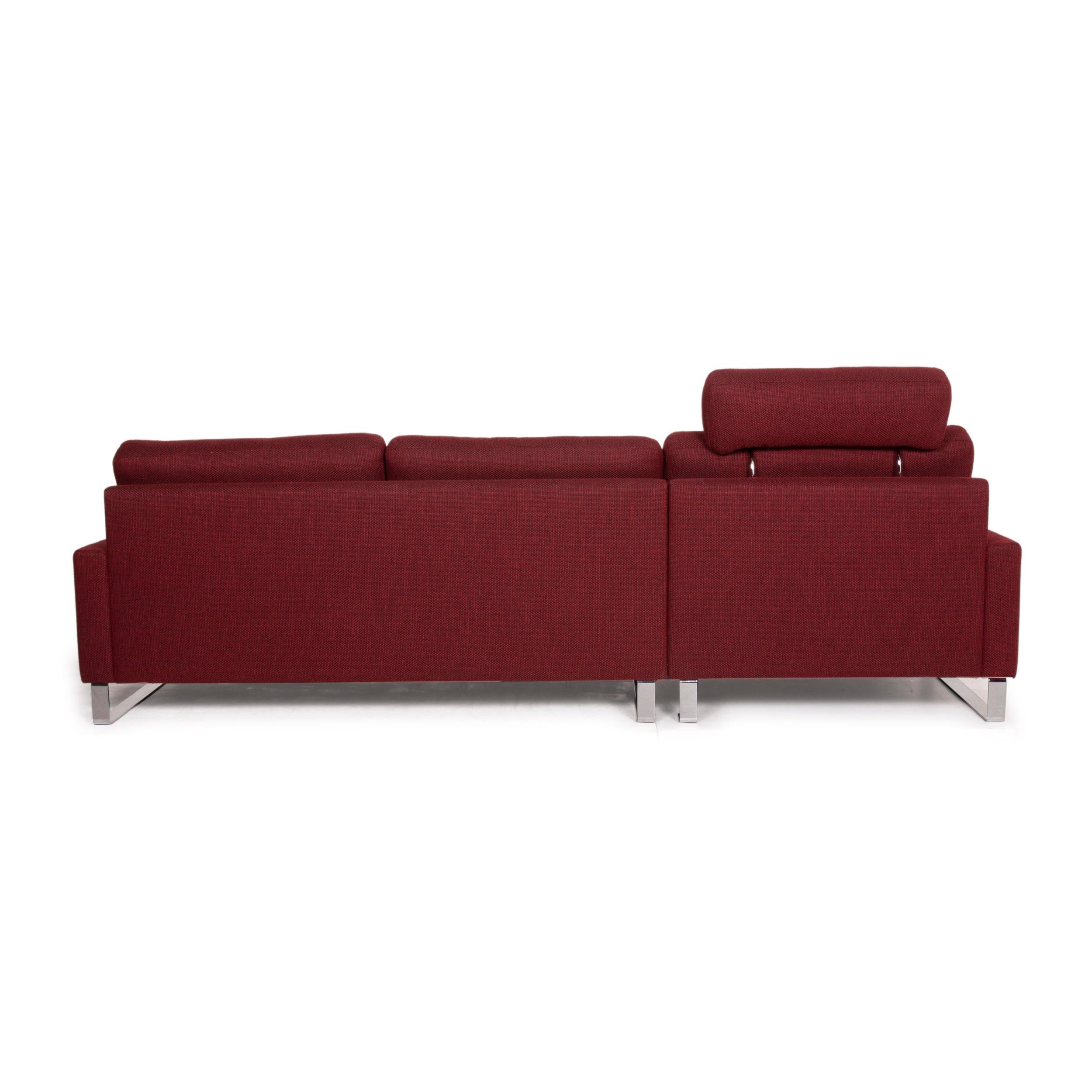 Erpo CL 500 Fabric Sofa Red Corner Sofa 5