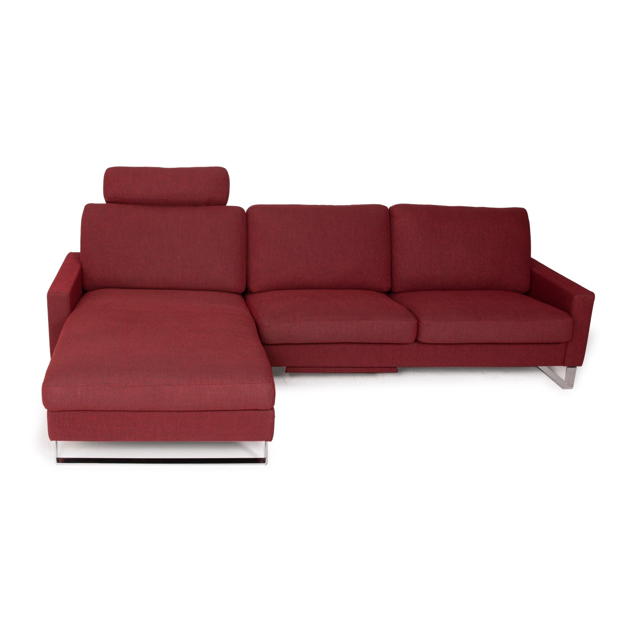 Erpo CL 500 Fabric Sofa Red Corner Sofa 1