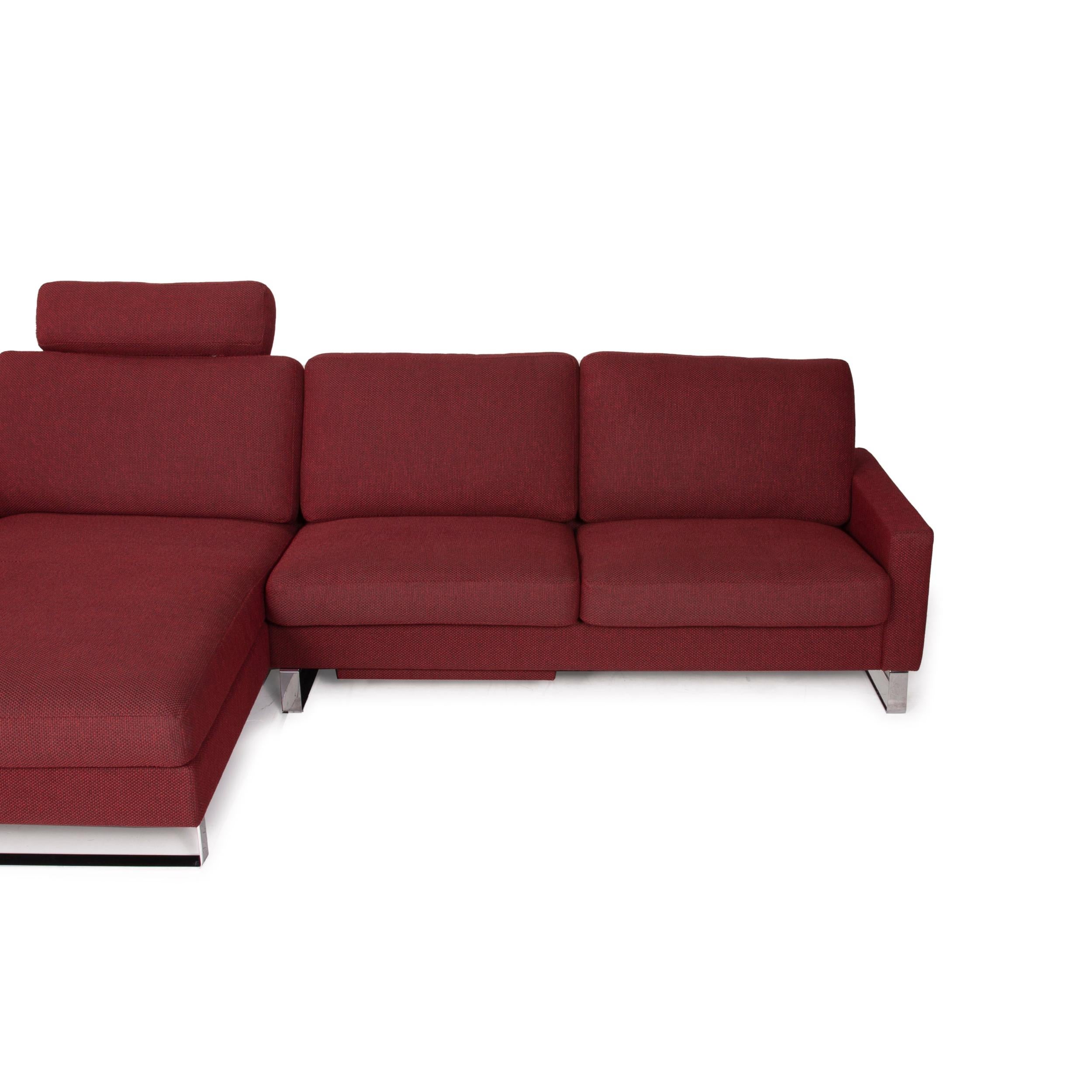 Erpo CL 500 Fabric Sofa Red Corner Sofa 2