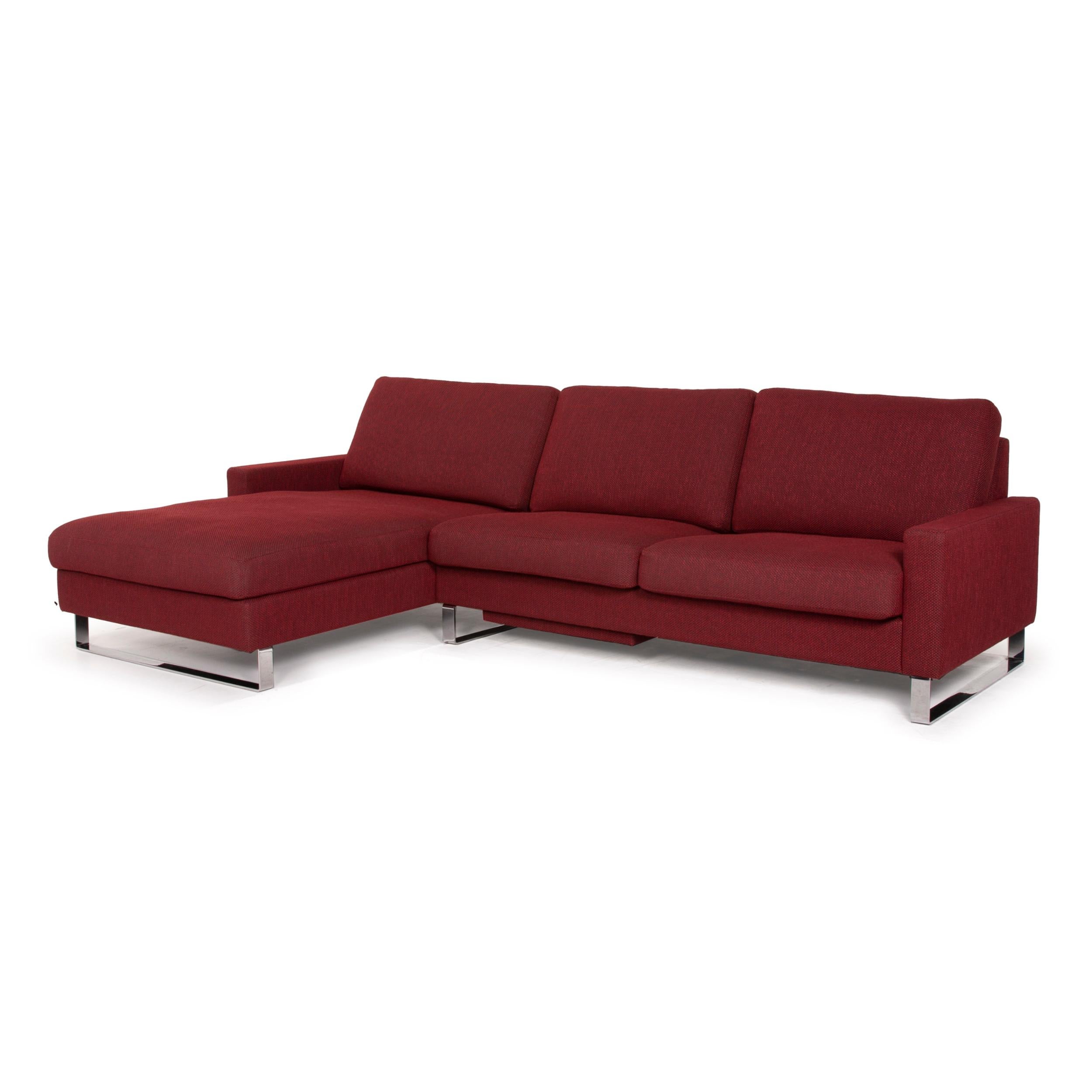 Erpo CL 500 Fabric Sofa Red Corner Sofa 3