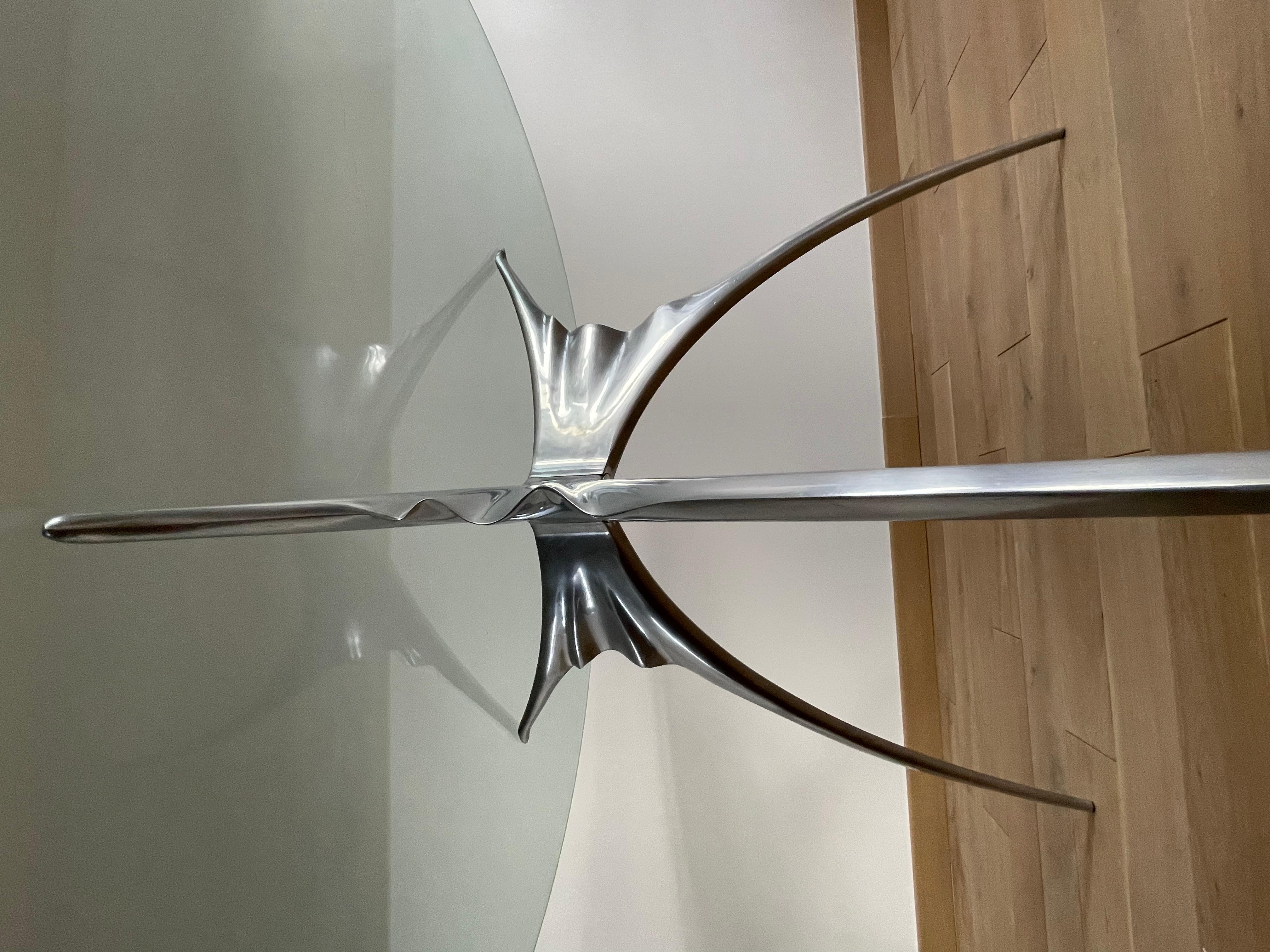 Errance Model Round Table by Bernard Dequet, France, 1970s In Good Condition In GRENOBLE, FR