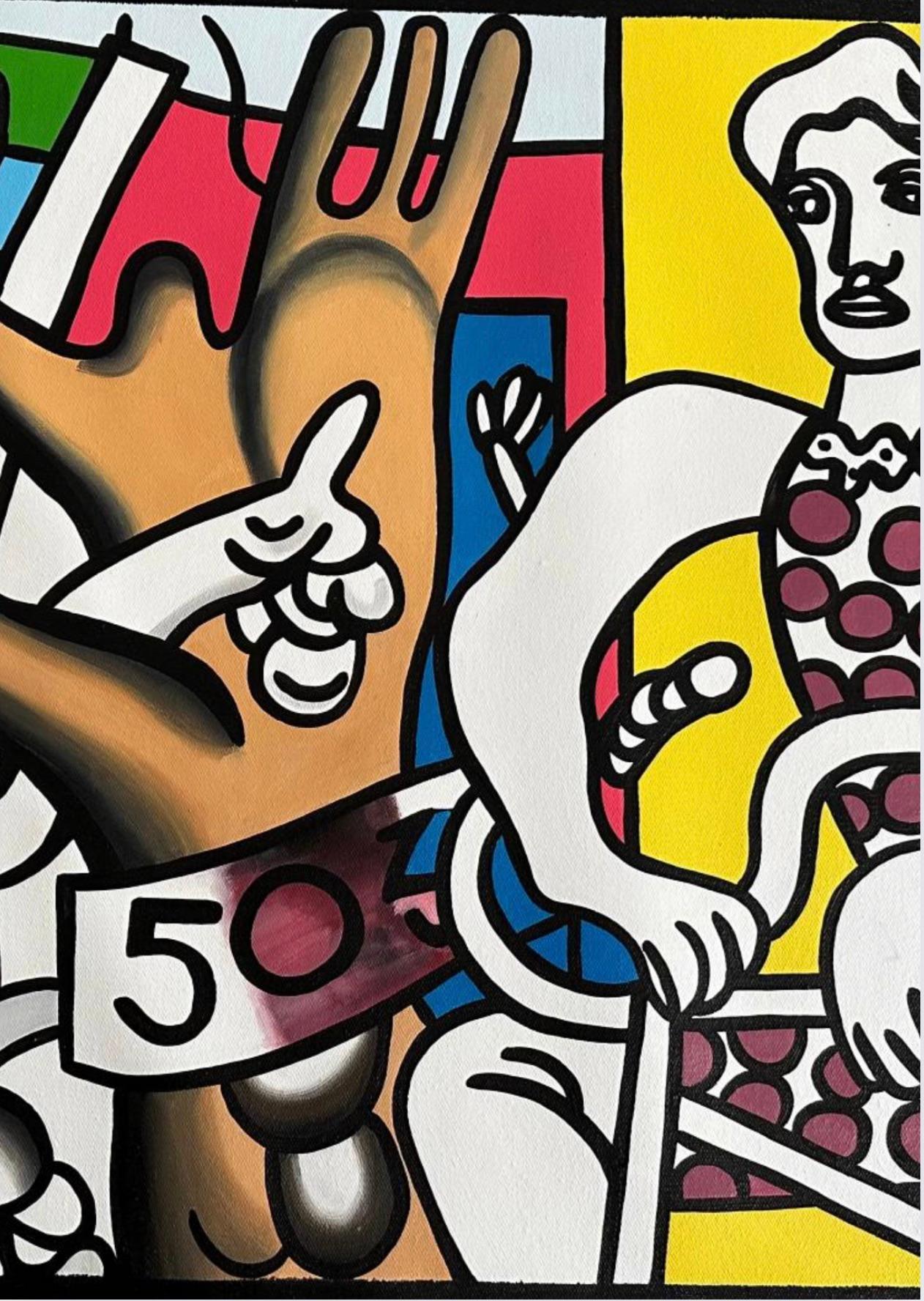 untitled - Pop Art Painting by Erró