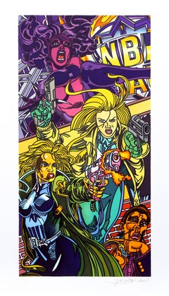 Catman, Pop Art Lithograph by Erró