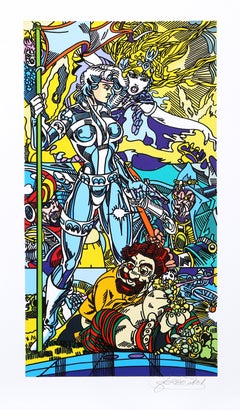 Forgotten Future, Pop Art Lithograph by Erró