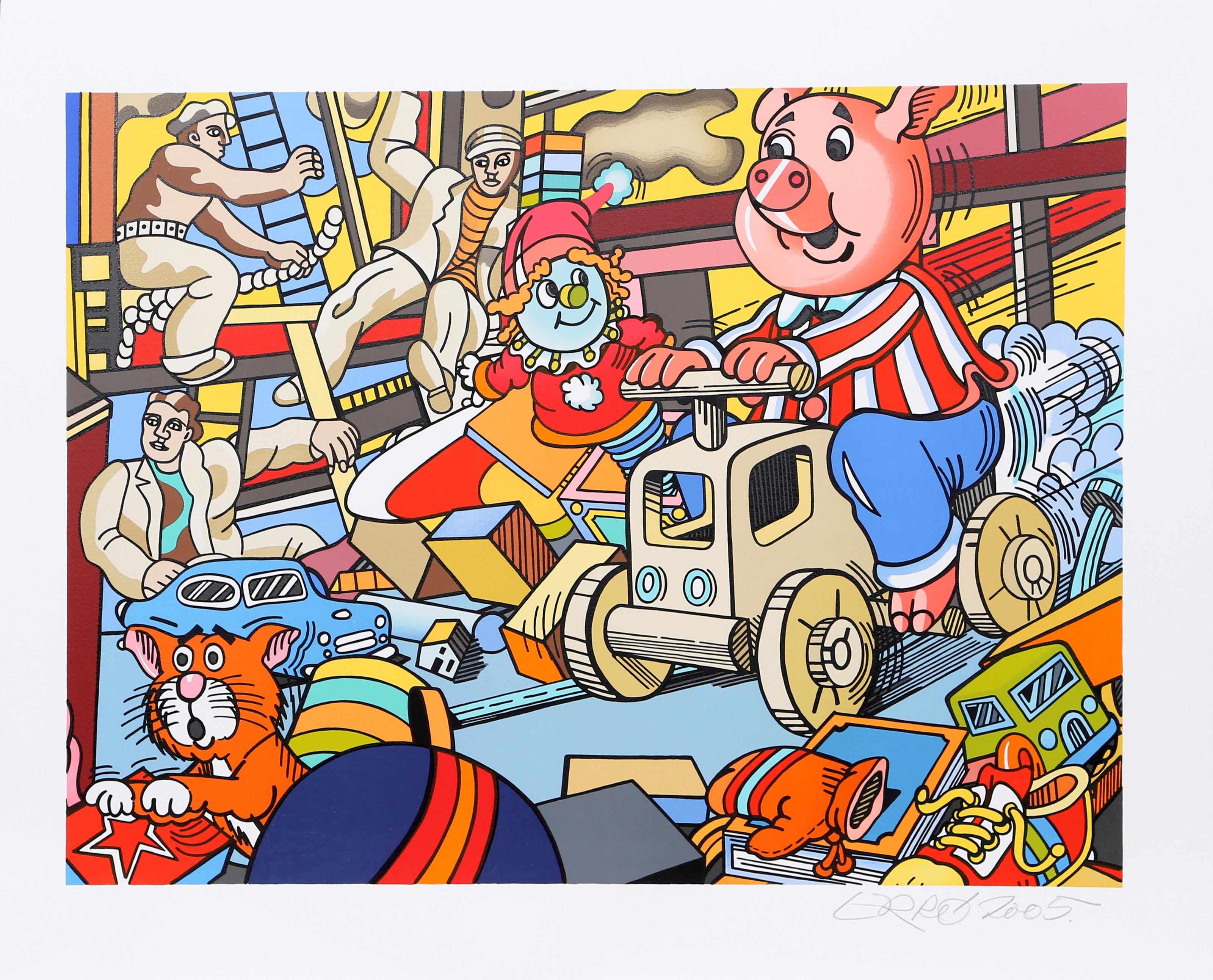 Leger, Pop Art Lithograph by Erró